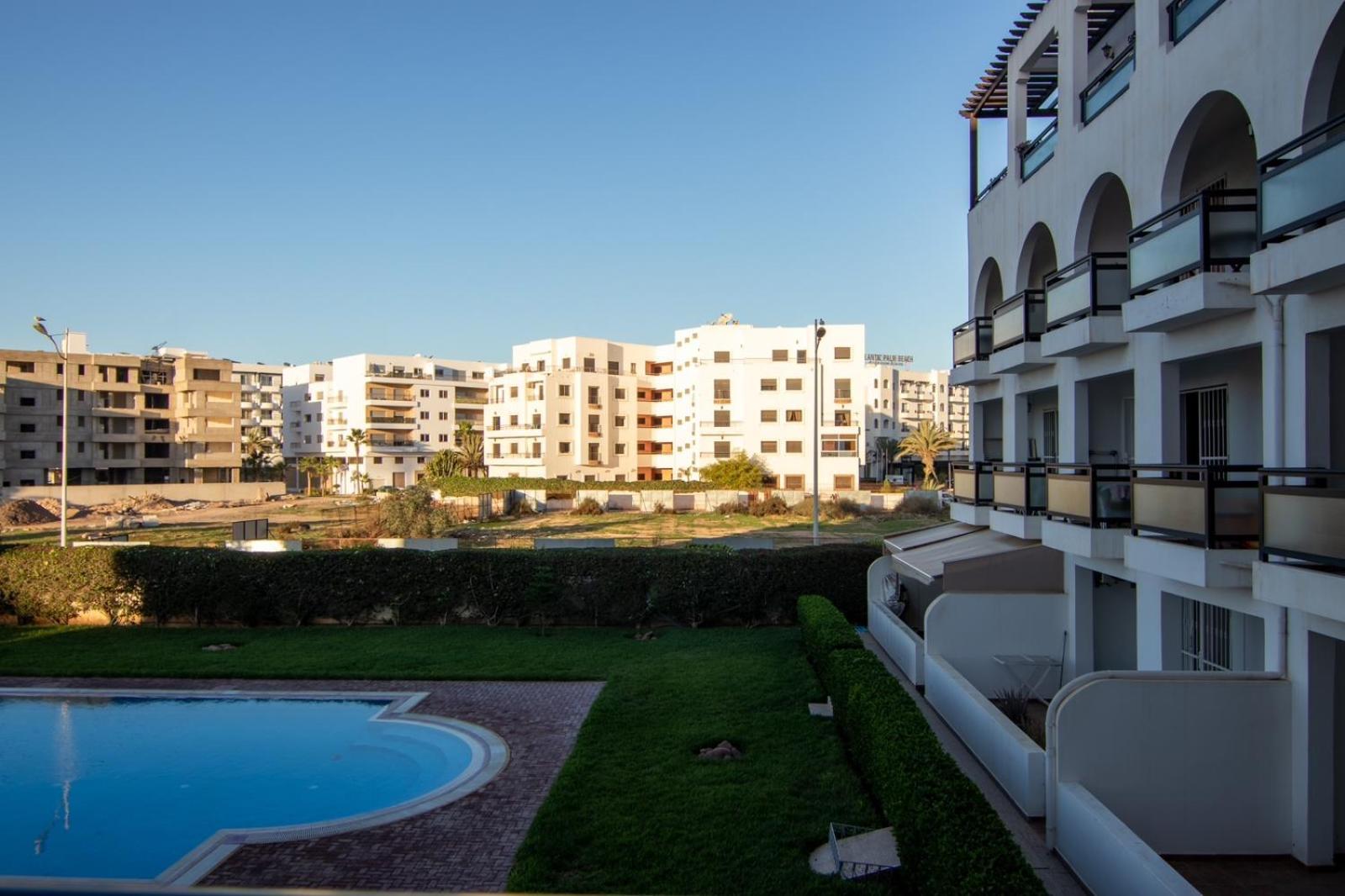Prime Apt Near Beach With Pool, Amenities, Activities Deals Agadir Luaran gambar